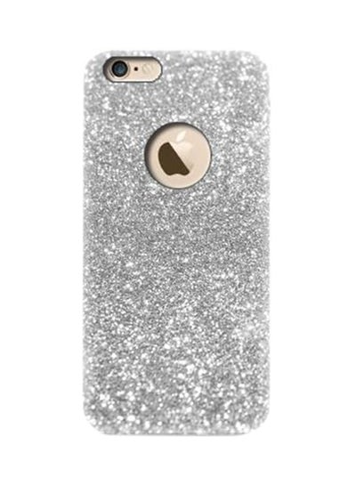 Buy Combination Dual Layer Case Cover For Apple iPhone 7 Silver Glitter in UAE