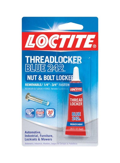 Buy Heavy Duty Threadlocker Blue 242 6ml in UAE