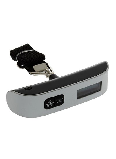 Buy Electronic Digital Luggage Hanging Weight Scale Black/Silver in Saudi Arabia