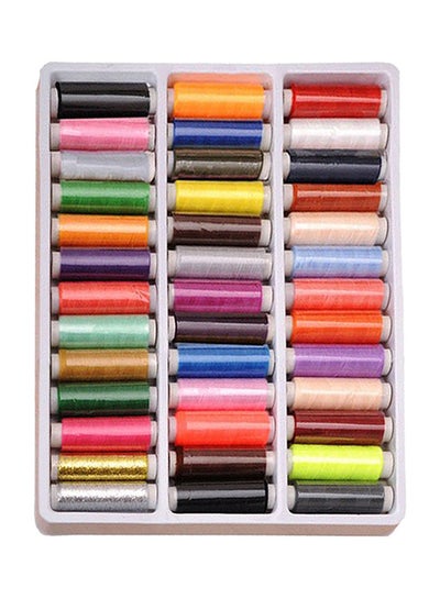 Buy 39-Piece Spool Sewing Thread For Hand Machine Multicolour in UAE