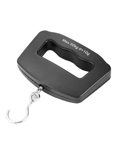 Buy Digital LCD Hanging Luggage Weight Hook Scale Silver/Black in Egypt