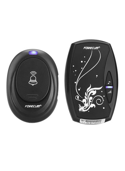 Buy Waterproof Wireless Smart Home Doorbell Black in UAE