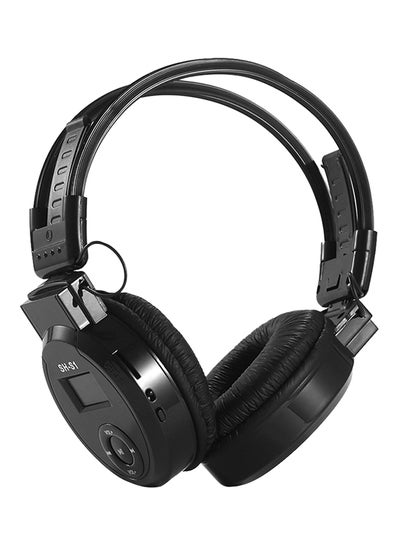 Buy Stereo Wireless Over-Ear Headphone Black in Saudi Arabia