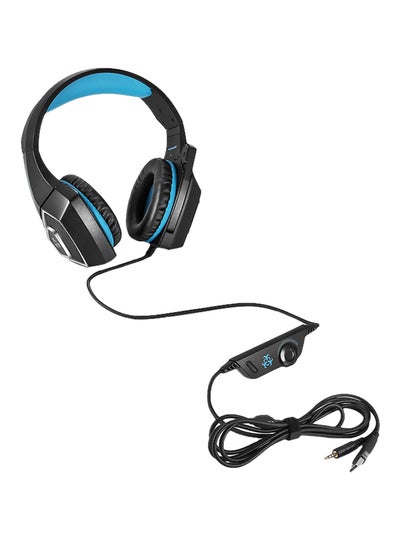 Buy Wired Over-Ear Gaming Headset With Microphone For PS4/PS5/XOne/XSeries/NSwitch/PC in Saudi Arabia