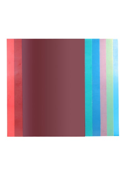 اشتري طقم أوراق تصحيح جل من 6 قطع لضوء فلاش سبيدلايت 25x20سم متعدد الألوان في السعودية