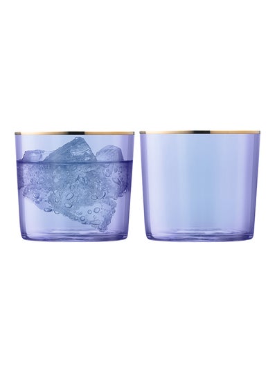 اشتري 2-Piece Sorbet Tumbler Set Purple 310 ml في السعودية