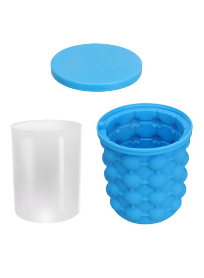 ALLADINBOX Ice cube Mold Ice Trays, Large Silicone Ice Bucket, (2