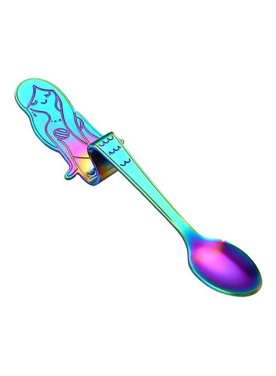 Buy Mermaid Stainless Steel Teaspoon Multicolour 17.4grams in UAE