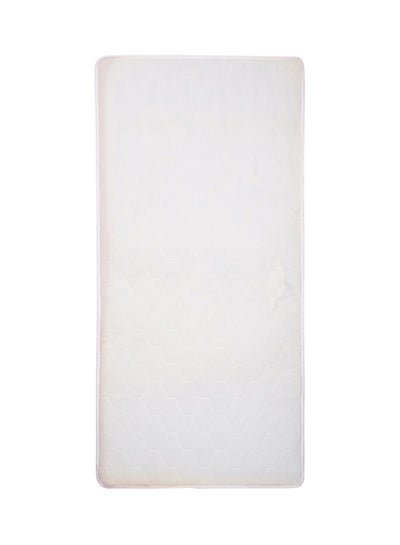 Buy Single Medicated Mattress White 190x10x90cm in UAE