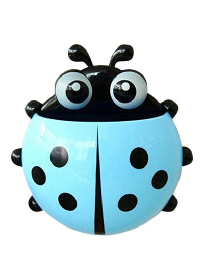 Buy Ladybug Designed Toothpaste/Toothbrush Holder Blue 14x14x5centimeter in Saudi Arabia