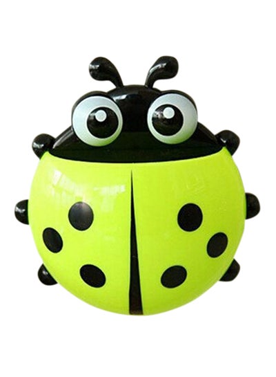 Buy Ladybug Designed Toothpaste/Toothbrush Holder Green 14x14x5centimeter in UAE