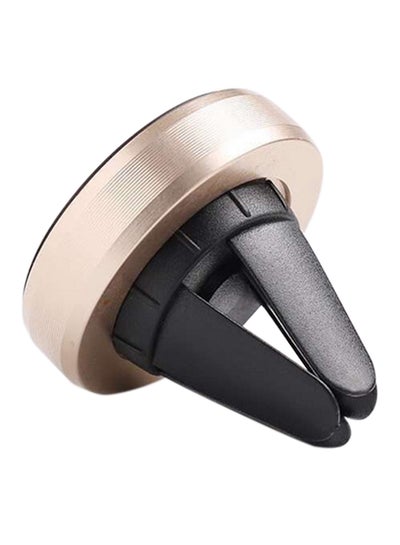 Buy Magnetic Phone Holder For Smartphone Gold/Black in UAE