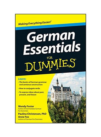 Buy German Essentials For Dummies paperback english - 41030 in UAE