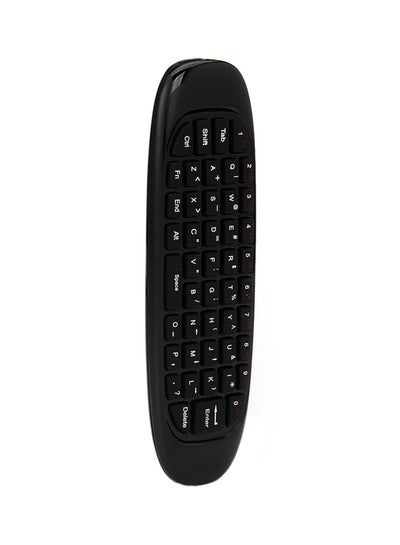 Buy 2-In-1 Wireless Air Mouse Rechargeable Keyboard Black in UAE