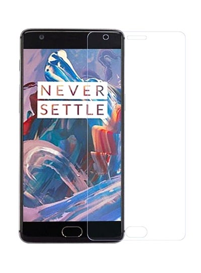 Buy Tempered Glass Screen Protector For Oneplus 3 Clear in UAE