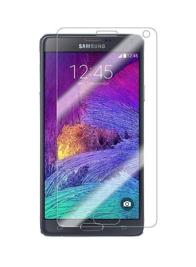 Buy Tempered Glass Screen Protector For Samsung Galaxy Note 4 Clear in UAE