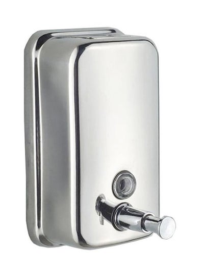 Buy Stainless Steel Soap Dispenser Silver 15x5x9centimeter in UAE