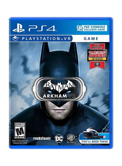 Batman : Arkham VR (Intl Version) - Action & Shooter - PlayStation 4 (PS4)  price in UAE | Noon UAE | kanbkam