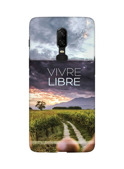 Buy Protective Case Cover For OnePlus 6 Vivre Libre in Saudi Arabia