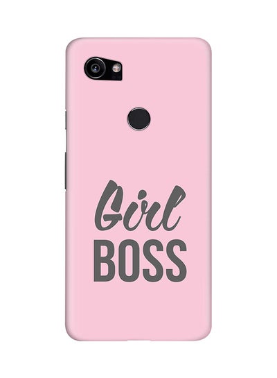 Buy Protective Case Cover For Google Pixel 2 XL Girl Boss (Pink) in UAE