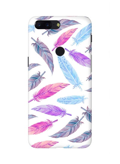 Buy Protective Case Cover For OnePlus 5T Feather Colors in UAE