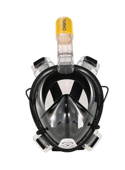 Buy Panoramic Full Face Snorkel Mask 0.46kg in Saudi Arabia