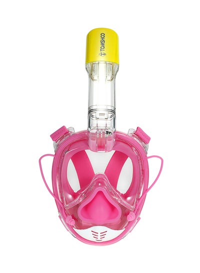 Buy Panoramic Full Face Snorkel Mask 0.5kg in Saudi Arabia