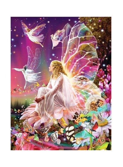 Buy Fairy Resin Rhinestone Mosaic Cross Stitch Wall Decor Multicolour 115grams in Saudi Arabia