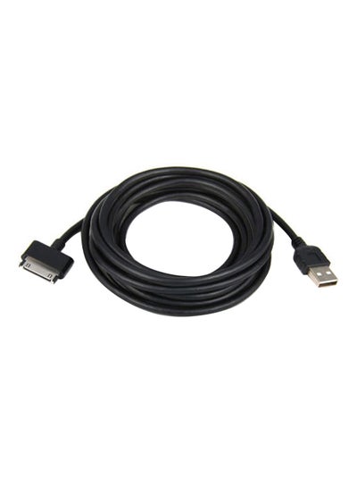 اشتري USB Data Sync Charging Cable For Samsung Galaxy Tab 7.0 Plus ( P6210 ) Black 3 meter في الامارات