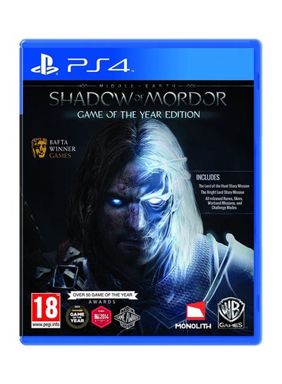 اشتري لعبة فيديو Middle Earth : Shadow Of Mordor - (إصدار عالمي) - الأكشن والتصويب - بلايستيشن 4 (PS4) في الامارات