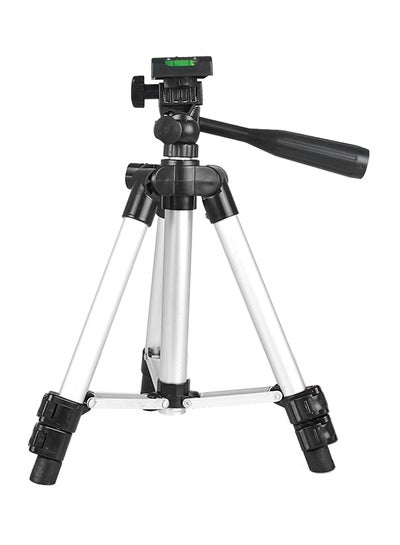 Buy Portable Telescopic Camera Tripod Stand Silver/Black in Saudi Arabia