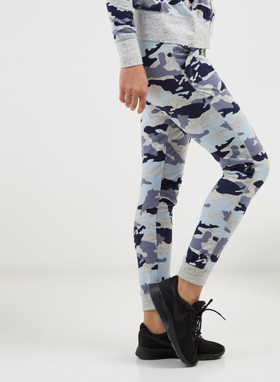 Buy Gym Vintage Camo Sweatpants Diffused Blue/Sail in Saudi Arabia