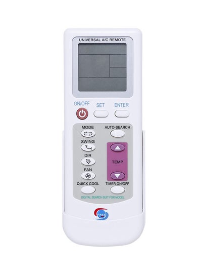 Buy Universal Air-Conditioner Remote Control 408.61092147.18 White/Grey/Purple in Saudi Arabia