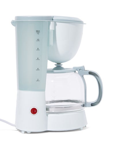 Buy Portable Coffee Maker 800W 1750 ZCM-1750 White/Clear in UAE