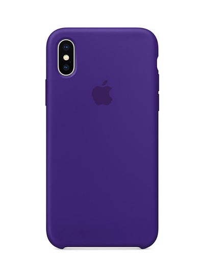 Buy Combination Soft Case Cover For Apple iPhone X Purple in Saudi Arabia