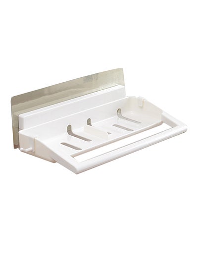 Buy Multi-Functional Storage Rack White 14x6x23cm in Saudi Arabia