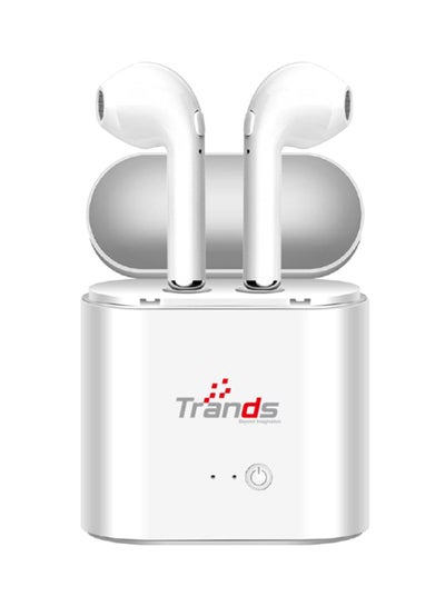 اشتري Bluetooth In-Ear Earbuds Stereo With Charging Dock أبيض في الامارات