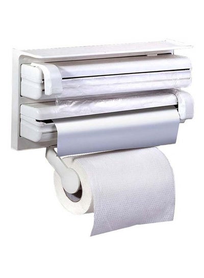 Buy Triple Layer Napkin Dispenser White 7x18.5x38centimeter in UAE