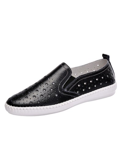 Buy Casual Stars Low Top Sneakers Fatt-Tom-1044 Black in UAE