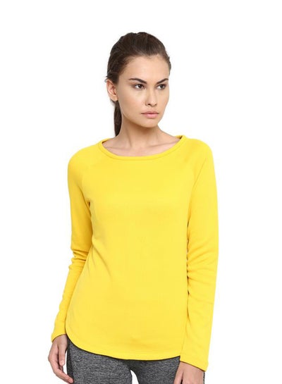 Buy Long Sleeves T-Shirt Yellow in UAE