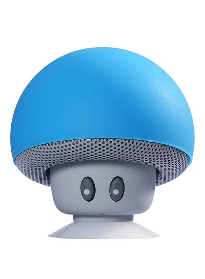 Buy Mushroom Shape Waterproof Wireless Speaker Blue in UAE