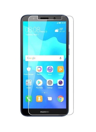 Buy Tempered Glass Screen Protector For Huawei Y5 Prime (2018) Clear in Saudi Arabia