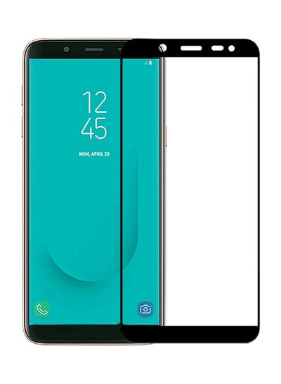 Buy Tempered Glass Screen Protector For Samsung Galaxy J6 Black in UAE