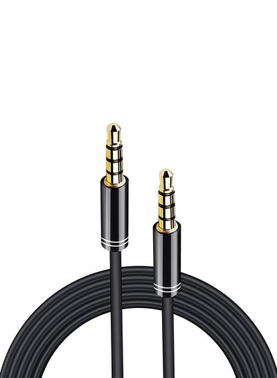 Buy 3.5mm Stereo AUX Cable Black in UAE