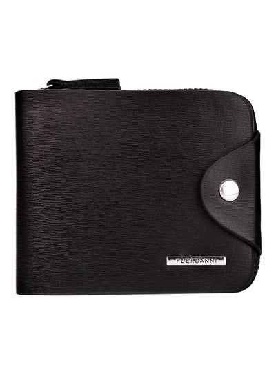 Buy Zipper Closure Wallet Black in UAE