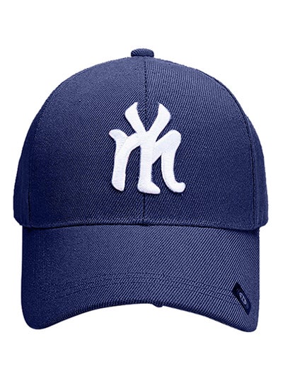 Buy NY Embroidery Hip Hop Snapback Hat Blue in UAE