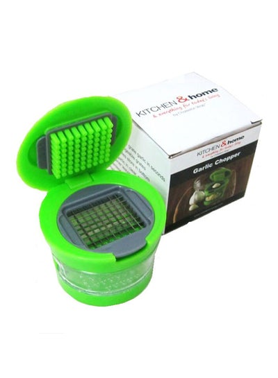 Buy Garlic Chopper Green/Grey in Saudi Arabia