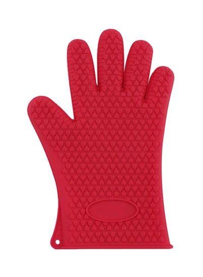 Buy Heat Resistant Glove Red 27x13cm in Saudi Arabia