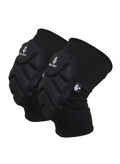 اشتري 2-Piece Elastic Knee Pads Medium في السعودية