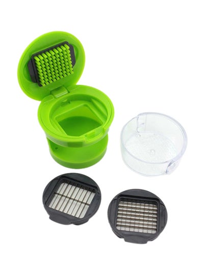 Buy Easy Garlic Chopper Green/Grey in Saudi Arabia